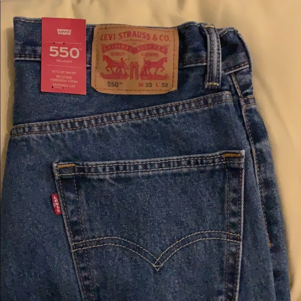 LEVIS men’s jean relax fit 550